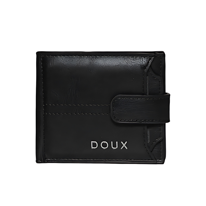 Doux Leather Imported Men's Wallet with Outer Card Holder