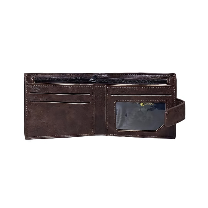 Doux Leather Imported Men's Wallet with Outer Card Holder